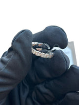 Bulgari Serpenti Viper One-Coil Full Pave Diamonds Small Ring 18k White Gold