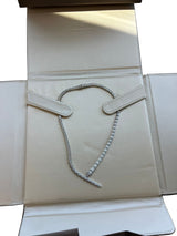 Bulgari Serpenti Viper Full Pave Diamonds Necklace 18k White Gold