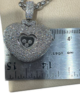 Chopard Happy Diamonds 2.50 Carat 18K White Gold VVS Diamond Pendant Necklace