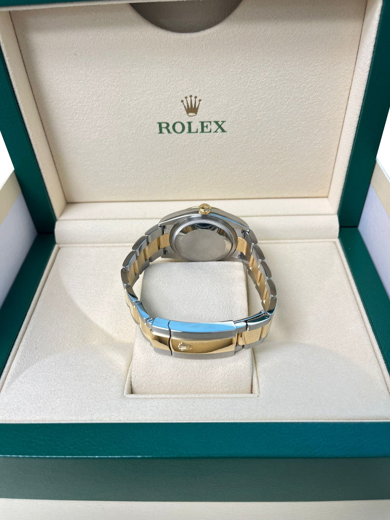 Rolex Datejust 36mm Champagne Dial Two-Tone Yellow Gold Oystersteel Watch 126203
