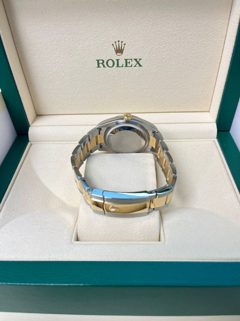 Rolex Datejust 36mm Champagne Dial Two-Tone Yellow Gold Oystersteel Watch 126203