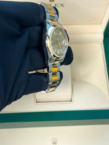 Rolex Datejust 36mm Champagne Dial Two-Tone Yellow Gold Oystersteel Watch 126203