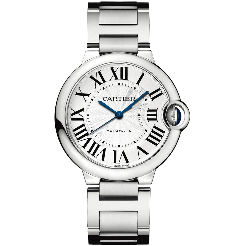 Cartier Ballon Bleu de Cartier 36mm Guilloche Dial Mechanical Watch WSBB0048