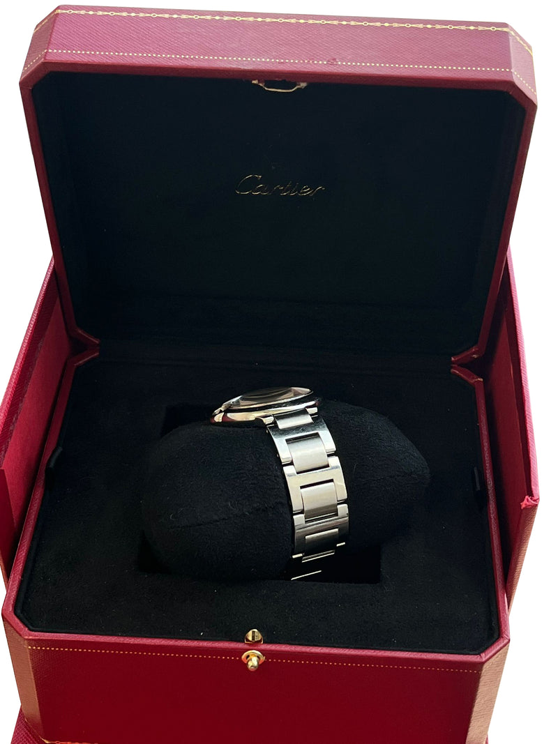 Cartier Ballon Bleu de Cartier 36mm Guilloche Dial Mechanical Watch WSBB0048