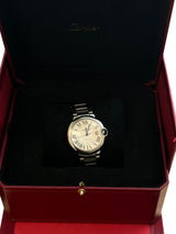 Cartier Ballon Bleu de Cartier 36mm Guilloche Dial Mechanical Watch WSBB0048