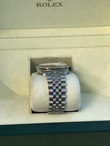 Rolex Datejust 36mm Gold Steel Natural 2.5ct Diamond Bezel Jubilee Watch 16014