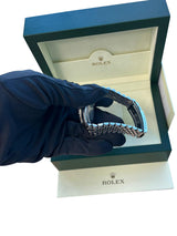 Rolex Datejust 36mm Gold Steel Natural 2.5ct Diamond Bezel Jubilee Watch 16014