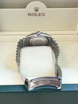 Rolex Datejust 36mm Gold Steel Natural 2.5ct Diamond Bezel Jubilee Watch 16014
