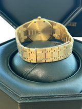 Audemars Piguet Royal Oak 34mm White Dial 18K Yellow Gold Quartz Watch 56303BA
