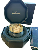 Audemars Piguet Royal Oak 34mm White Dial 18K Yellow Gold Quartz Watch 56303BA