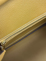 Hermes Birkin 25 Natural Sable Maurice Stamp W Gold Hardware Handbag