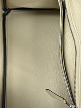 Hermes Birkin 25 Touch 3 Ostrich Calfskin Parchemin Palladium Hardware Handbag
