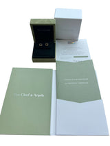 Van Cleef & Arpels Sweet Alhambra Onyx Earstuds Large Model 18K Yellow Gold