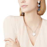Van Cleef & Arpels Magic Alhambra Mother Of Pearl Small Pendant 18K White Gold