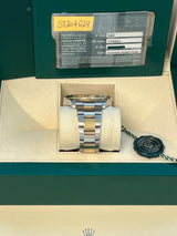 Rolex Datejust II 41mm 18K Gold Steel Two-Tone Black Roman Dial Men Watch 116333