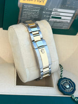 Rolex Datejust II 41mm 18K Gold Steel Two-Tone Black Roman Dial Men Watch 116333