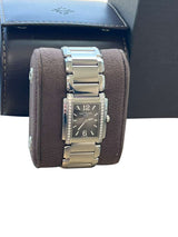 Patek Philippe Twenty~4 Gray Sunburst Dial Steel Diamond Ladies Watch 4910/1200A