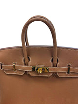 Hermes Birkin 25 Gold Togo Leather Gold Hardware 2025 Handbag