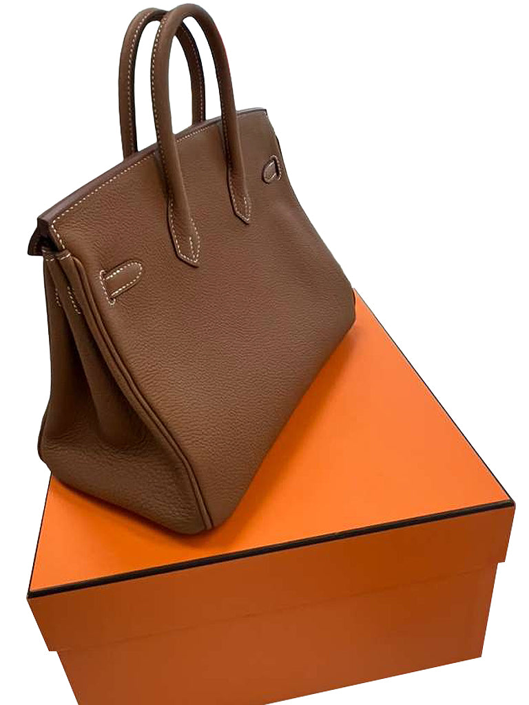 Hermes Birkin 25 Gold Togo Leather Gold Hardware 2025 Handbag