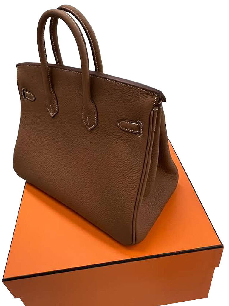 Hermes Birkin 25 Gold Togo Leather Gold Hardware 2025 Handbag