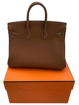Hermes Birkin 25 Gold Togo Leather Gold Hardware 2025 Handbag