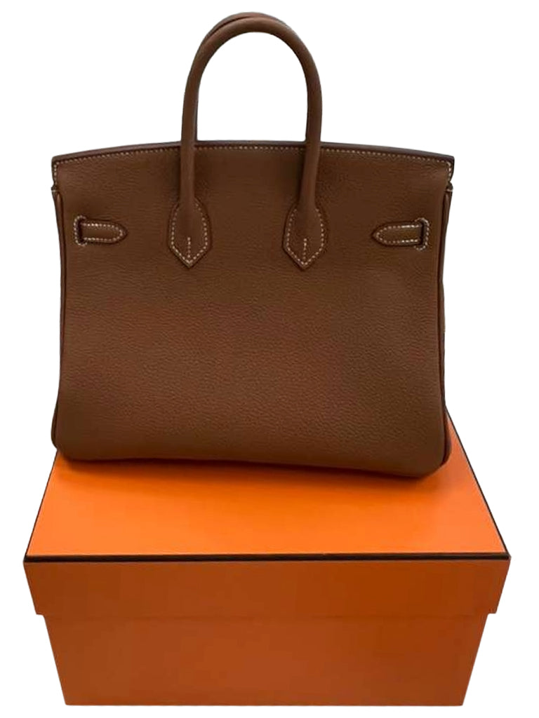 Hermes Birkin 25 Gold Togo Leather Gold Hardware 2025 Handbag