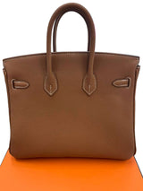 Hermes Birkin 25 Gold Togo Leather Gold Hardware 2025 Handbag