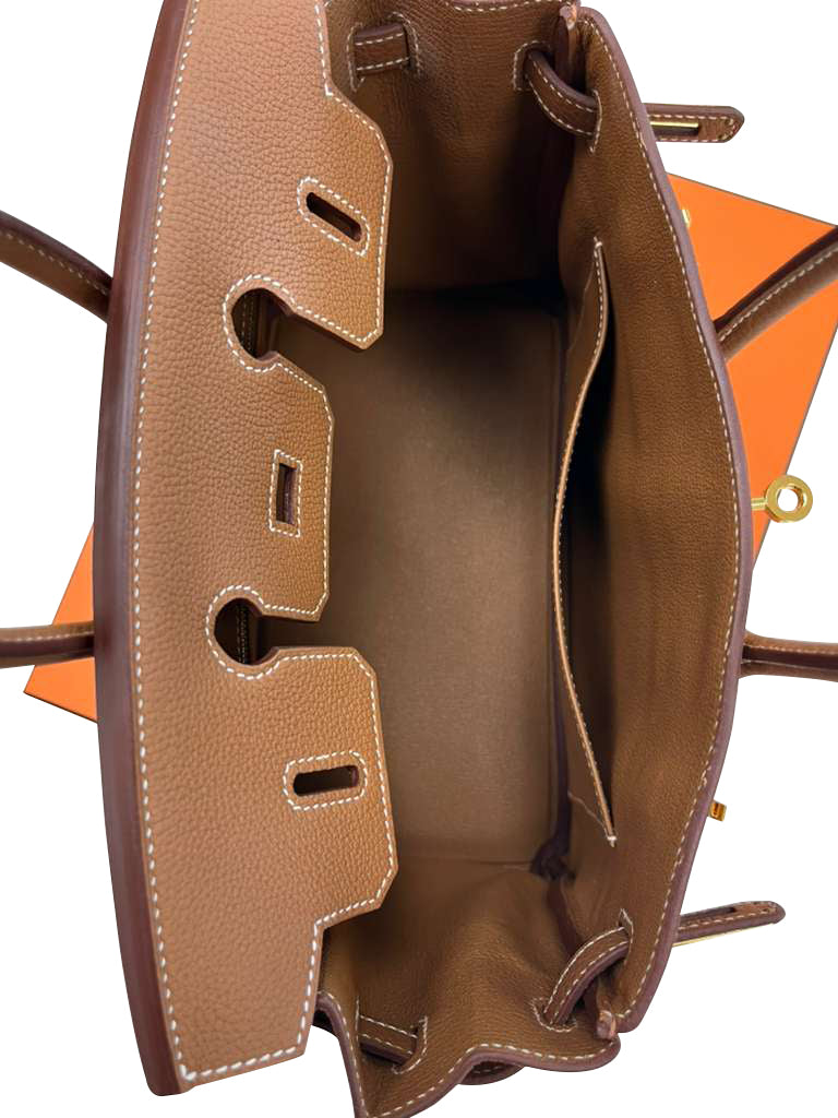 Hermes Birkin 25 Gold Togo Leather Gold Hardware 2025 Handbag