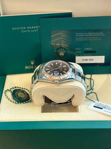 Rolex Datejust 41mm Two-Tone Rose Gold Oystersteel Chocolate Dial Watch 126331
