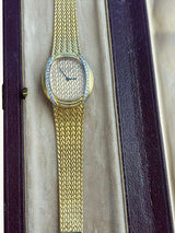 Patek Philippe Vintage 18K Yellow Gold Diamond Manual Winding Watch Watch 4288
