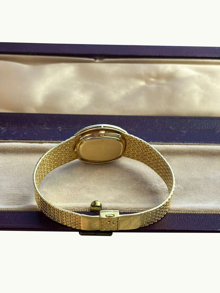 Patek Philippe Vintage 18K Yellow Gold Diamond Manual Winding Watch Watch 4288