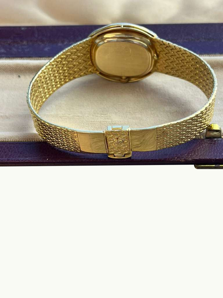 Patek Philippe Vintage 18K Yellow Gold Diamond Manual Winding Watch Watch 4288