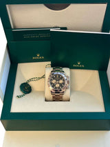 Rolex Daytona Chronograph 40mm Black Dial 18K Rose Gold Mens Watch 116505