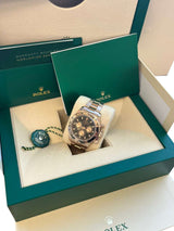 Rolex Daytona Chronograph 40mm Black Dial 18K Rose Gold Mens Watch 116505