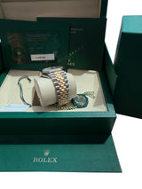 Rolex Datejust 36 Silver Roman 6-9 Diamond Dial Gold Steel Jubilee Watch 126233