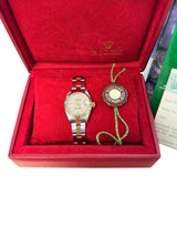 Rolex Lady-Datejust Steel Yellow Gold Ivory Anniversary Dial Oyster Watch 79173