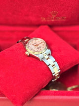 Rolex Lady-Datejust Steel Yellow Gold Ivory Anniversary Dial Oyster Watch 79173