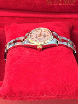 Rolex Lady-Datejust Steel Yellow Gold Ivory Anniversary Dial Oyster Watch 79173