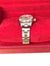 Rolex Lady-Datejust Steel Yellow Gold Ivory Anniversary Dial Oyster Watch 79173