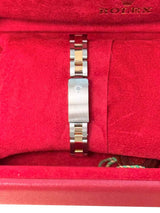Rolex Lady-Datejust Steel Yellow Gold Ivory Anniversary Dial Oyster Watch 79173