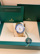 Rolex Yacht-Master II 44mm Chronograph Yellow Gold Oyster Bracelet Watch 116688
