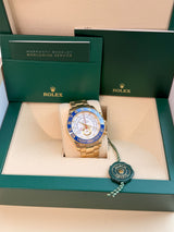 Rolex Yacht-Master II 44mm Chronograph Yellow Gold Oyster Bracelet Watch 116688