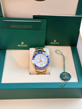 Rolex Yacht-Master II 44mm Chronograph Yellow Gold Oyster Bracelet Watch 116688