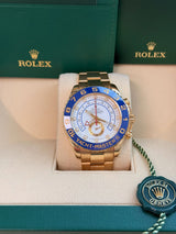 Rolex Yacht-Master II 44mm Chronograph Yellow Gold Oyster Bracelet Watch 116688