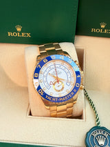 Rolex Yacht-Master II 44mm Chronograph Yellow Gold Oyster Bracelet Watch 116688