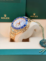 Rolex Yacht-Master II 44mm Chronograph Yellow Gold Oyster Bracelet Watch 116688