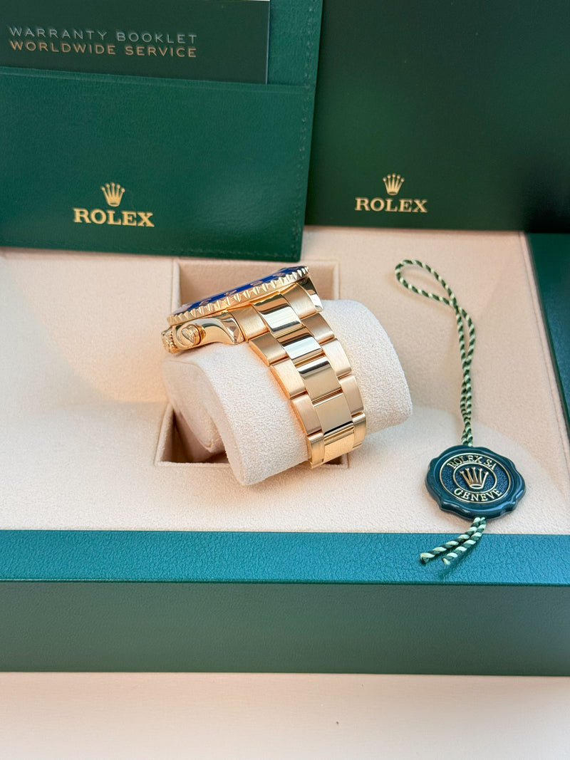 Rolex Yacht-Master II 44mm Chronograph Yellow Gold Oyster Bracelet Watch 116688
