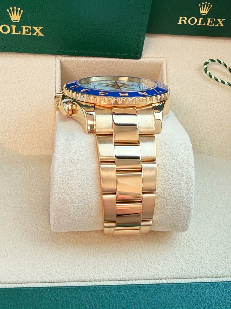 Rolex Yacht-Master II 44mm Chronograph Yellow Gold Oyster Bracelet Watch 116688