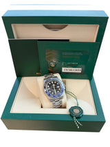 Rolex GMT-Master II 40mm Batman Black Blue Ceramic Bezel Oyster Watch 126710