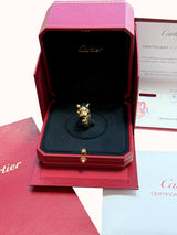 Cartier Panthère de Cartier Tsavorite Garnets Onyx Ring Yellow Gold